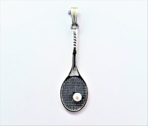Anhänger-Sport Tennisschläger 925 Ag