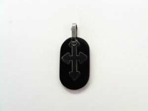 Anhänger-Kreuz Stahl