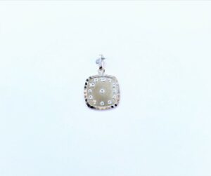Gravurplatte Geburtsuhr 925 Ag