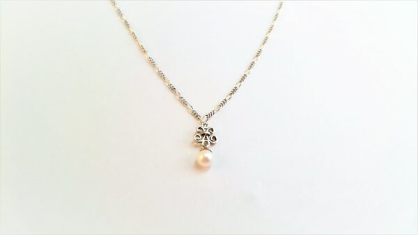 Collier mit Perle 333 GG