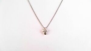 Collier mit Behang Kreuz 585 WG