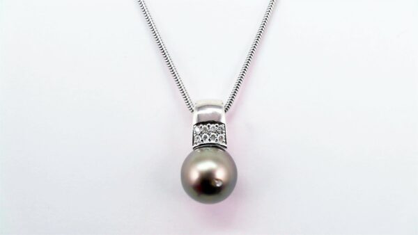 Collier mit Perle 585 WG