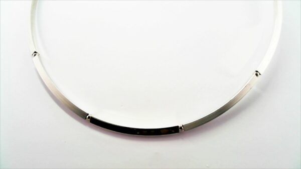 Collier ohne Stein 925 Ag rhodiniert