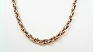 Collier ohne Stein 925 Ag Rosé vergoldet