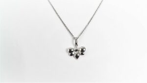 Collier mit Behang 925 Ag rhodiniert