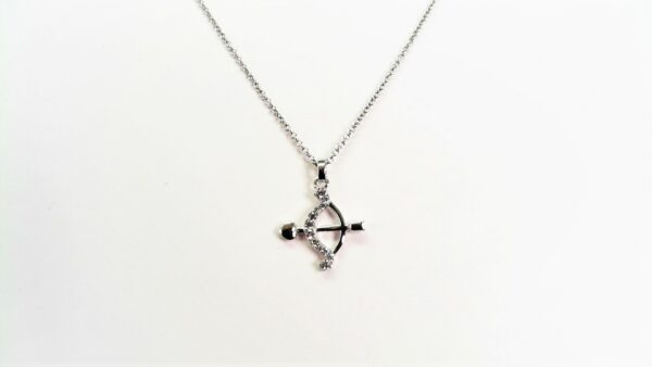 Collier mit Behang 925 Ag rhodiniert