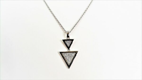 Collier mit Behang 925 Ag rhodiniert