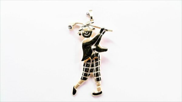 Anhänger Symbole Clown 925 AG gelb vergoldet