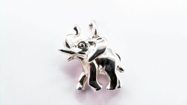 Anhänger ohne Stein Elefant 925 Ag