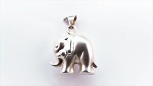 Anhänger ohne Stein Elefant 925 Ag