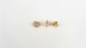 Ohrstecker Mehrsteiner 333 GG/Rhodiniert