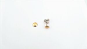 Ohrstecker ohne Stein 950 PT