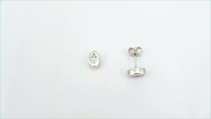 Ohrstecker Solitär 585 WG