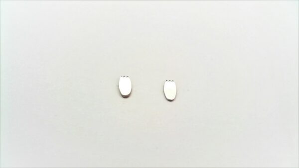 Ohrstecker ohne Stein Stahl