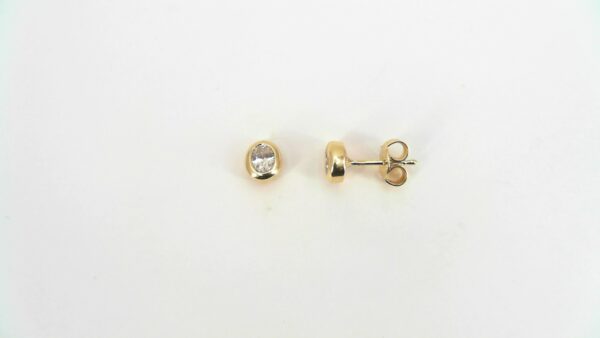 Ohrstecker Solitär 585 GG – Bild 2