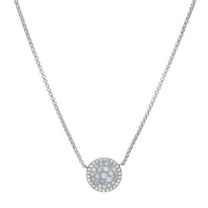 Collier Mehrsteiner Stahl – Bild 2