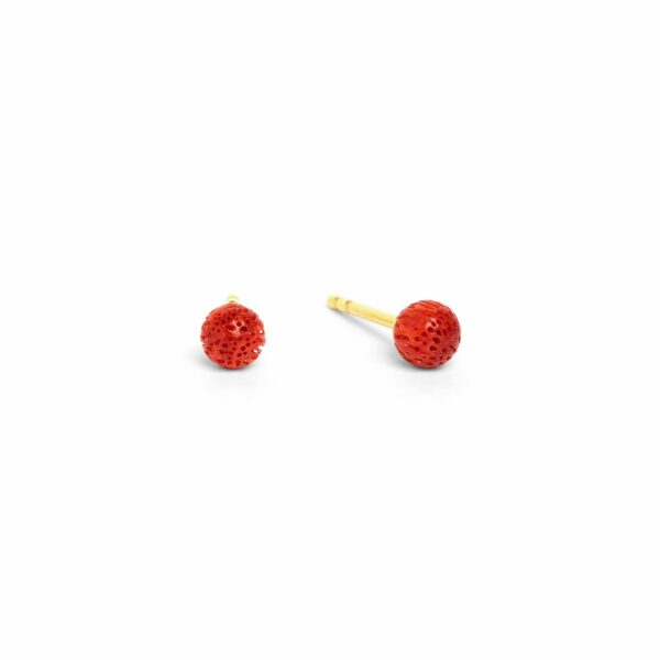 Ohrstecker Einsteiner 925 AG gelb vergoldet