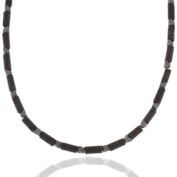 Steinkette Edelstahl
