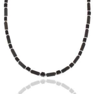 Steinkette Edelstahl