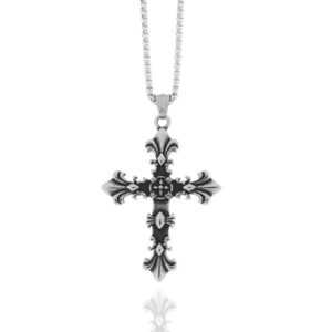 Herrenkette Kreuz Edelstahl