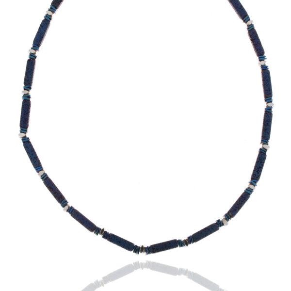 Steinkette Edelstahl