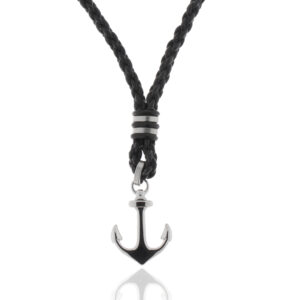 Herrencollier Kreuz Edelstahl