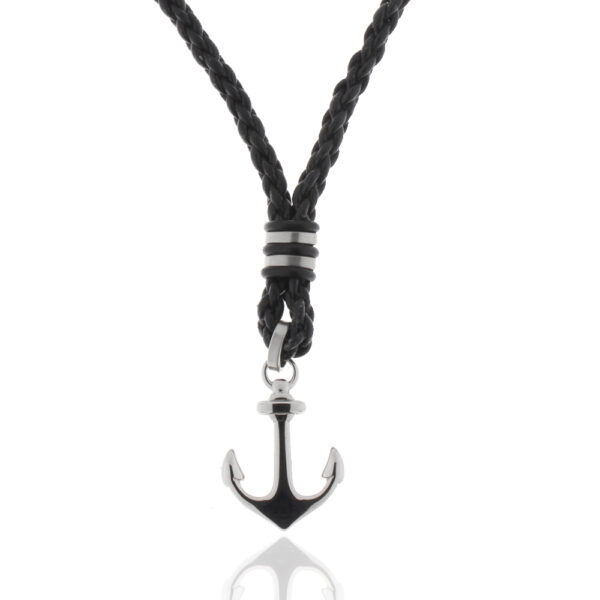 Herrencollier Kreuz Edelstahl