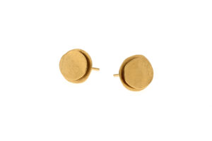 Ohrstecker ohne Stein 925 AG gelb vergoldet