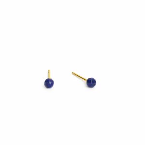 Ohrstecker Einsteiner 925 AG gelb vergoldet