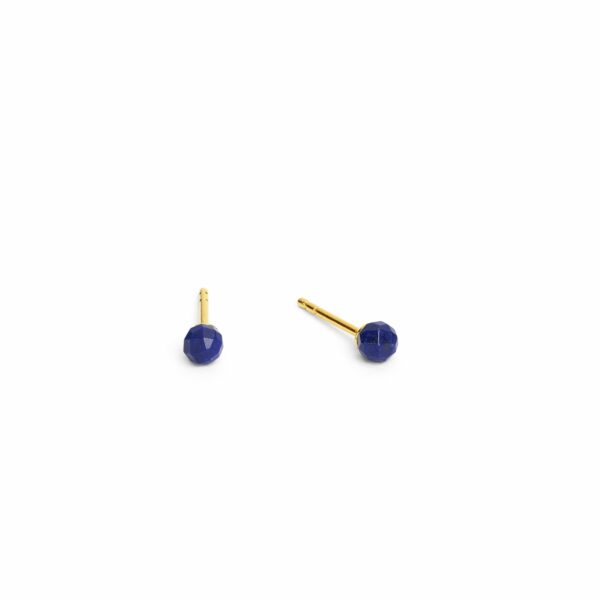 Ohrstecker Einsteiner 925 AG gelb vergoldet