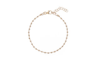 Fusskette 925 AG gelb vergoldet