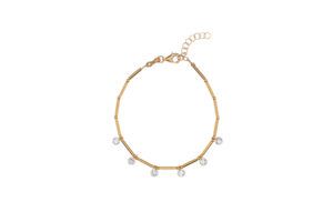 Armband 925 AG gelb vergoldet