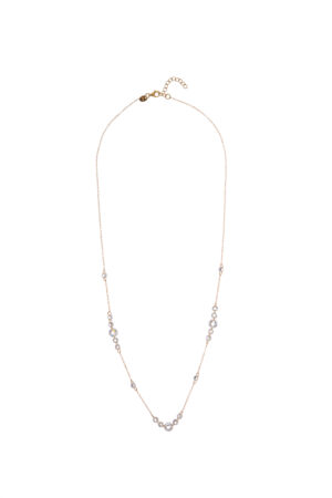 Collier Mehrsteiner 925 AG gelb vergoldet