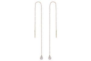 Ohrpendel 925 AG gelb vergoldet