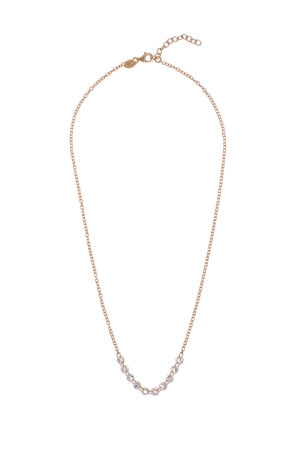 Collier Mehrsteiner 925 AG gelb vergoldet