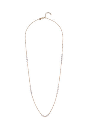 Collier Mehrsteiner 925 AG gelb vergoldet