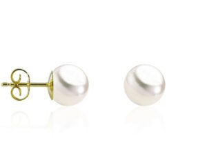 Ohrstecker Perle 585 GG