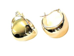 Creolen 925 AG gelb vergoldet