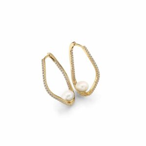 Creolen 925 AG gelb vergoldet