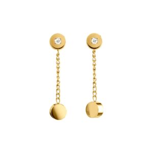 Ohrhänger Titan gelb