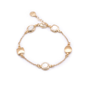 Armband 925 AG gelb vergoldet