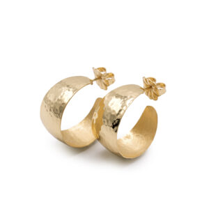 Creolstecker 925 AG gelb vergoldet