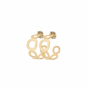 Creolstecker 925 AG gelb vergoldet