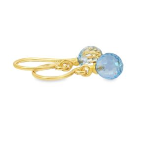 Ohrpendel 925 AG gelb vergoldet