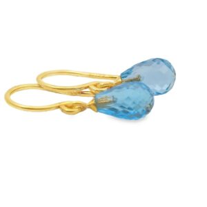 Ohrpendel 925 AG gelb vergoldet