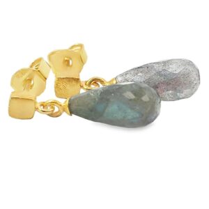 Ohrstecker Einsteiner 925 AG gelb vergoldet