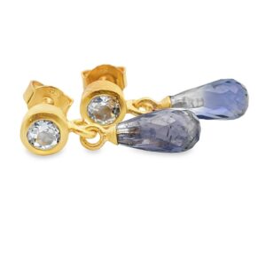 Ohrhänger 925 AG gelb vergoldet