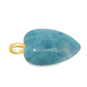 Anhänger Herz 925 AG gelb vergoldet