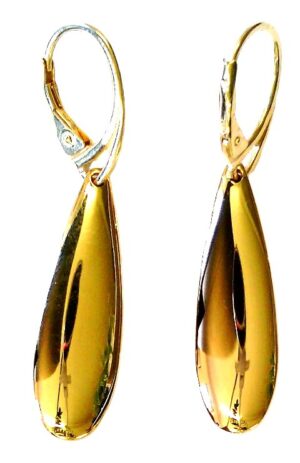 Ohrhänger 925 AG gelb vergoldet