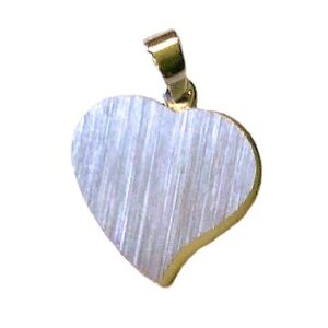 Gravurplatte Herz 925 Ag rhodiniert